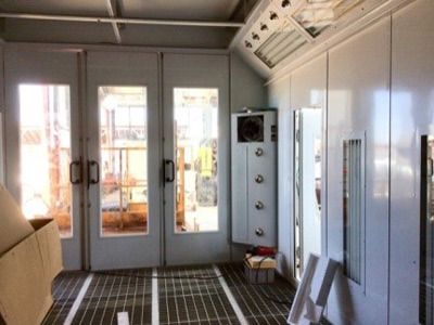 Cabines de pintura personalizadas na França