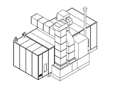 Cabine de 8,5m spray não normalizada